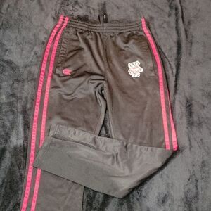 Stadium Athleticd Black and Red Badger Track Pants, Size S